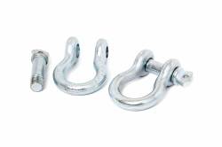 Rough Country Suspension Systems - Rough Country 4.75 Ton 3/4" Pin D-Ring Shackles-Zinc, Pair; 1174 - Image 2