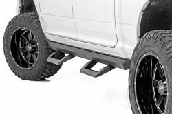 Rough Country Suspension Systems - Rough Country SR2 Drop Step Nerf Bars-Black, for 09-18 Ram Trucks Crew; 32001 - Image 2