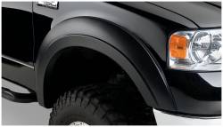 Bushwacker - Bushwacker Extend-a-Fender Front Fender Flares-Black, Ford F-150; 20051-02 - Image 1