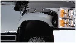 Bushwacker - Bushwacker Cut-Out Style Front/Rear Fender Flares-Black, GMC Sierra; 40947-02 - Image 1