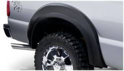 Bushwacker - Bushwacker Extend-a-Fender Rear Fender Flares-Black, Super Duty; 20076-02 - Image 1