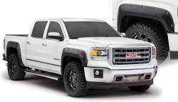 Bushwacker - Bushwacker Pocket Style Front/Rear Fender Flares-Black, GMC Sierra; 40974-02 - Image 1