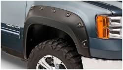 Bushwacker - Bushwacker Boss Pocket Style Fender Flares-Black, GMC Sierra; 40953-02 - Image 1