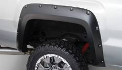 Bushwacker - Bushwacker Pocket Style Front/Rear Fender Flares-Black, GMC Sierra; 40967-02 - Image 3