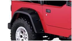 Bushwacker - Bushwacker Max Pocket Style Rear Fender Flares-Black, for Jeep TJ; 10030-07 - Image 1