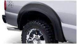 Bushwacker - Bushwacker Extend-a-Fender Rear Fender Flares-Black, Super Duty; 20086-02 - Image 1