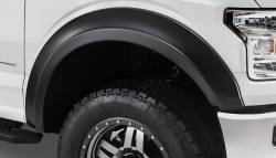 Bushwacker - Bushwacker Extend-a-Fender Front Fender Flares-Black, Ford F-150; 20093-02 - Image 1