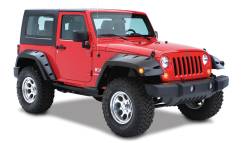 Bushwacker - Bushwacker Max Pocket Style Rear Fender Flares-Black, for Jeep JK; 10046-02 - Image 1