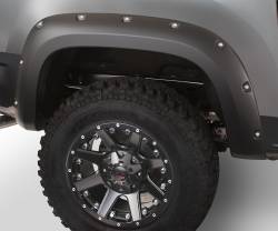 Bushwacker - Bushwacker Pocket Style Rear Fender Flares-Black, GMC Sierra; 40102-02 - Image 1