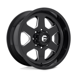 Fuel Off-Road - Fuel Off-Road FF027 24x12 Blank -55mm Black Gloss & Machined; FF027MC2412XXE - Image 2