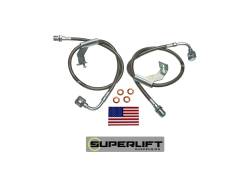 Superlift - Superlift Front Stainless Brake Lines 4"-6" Lifts-Pair, 1987 GM Truck; 91360 - Image 1