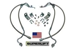 Superlift - Superlift Front Stainless Brake Lines 4"-8" Lifts-Pair, 05-07 Super Duty; 91520 - Image 1