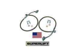 Superlift - Superlift Front Stainless Brake Lines 4"-6" Lifts-Pair, 79-86 GM Truck; 91350 - Image 1