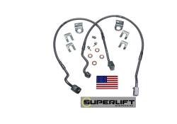 Superlift - Superlift Front Stainless Brake Lines 4"-6" Lifts-Pair, 95-97 Ranger 4WD; 91260 - Image 1