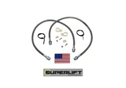 Superlift - Superlift Front Stainless Brake Lines 3"-7" Lifts-Pair, for 79-95 ; 91450 - Image 1