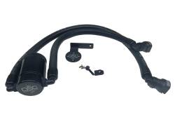 J&L Oil Separator Co - J&L Oil Separator 3.0 Driver Side Mounted Oil Separator-Black; 3016D-B - Image 1