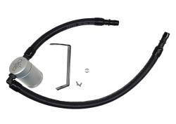 J&L Oil Separator Co - J&L Oil Separator 3.0 Passenger Side Mounted Oil Separator-Silver; 3068P-C - Image 1
