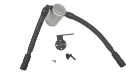 J&L Oil Separator Co - J&L Oil Separator 3.0 Passenger Side Mounted Oil Separator-Silver; 3053P-C - Image 1