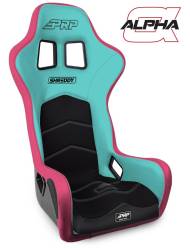 PRP - PRP Alpha Composite Shreddy High Back Suspension Seat-Teal/Pink; SHRDYA3901-02 - Image 2