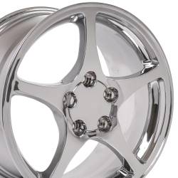 OE Wheels LLC - OE Wheels CV05 18x9.5 5x4.75 65mm Chrome; CV05-18095-5475-65C - Image 1