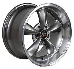OE Wheels LLC - OE Wheels FR01 17x10.5 5x4.5 27mm Anthracite/Machined; FR01-17105-5450-27AM - Image 4
