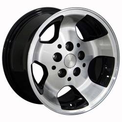 OE Wheels LLC - OE Wheels JP08 15x8 5x4.5 25.4mm Black/Machined; JP08-15080-5450-25MB - Image 3