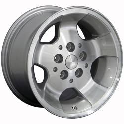 OE Wheels LLC - OE Wheels JP08 15x8 5x4.5 25.4mm Silver/Machined; JP08-15080-5450-25MS - Image 3
