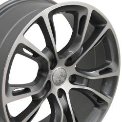 OE Wheels LLC - OE Wheels JP16 20x8.5 5x5.0 42mm Gunmetal/Machined; JP16-20085-5500-42MG - Image 4