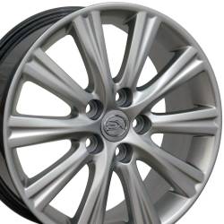 OE Wheels LLC - OE Wheels LX43 17x7 5x4.5 45mm Hyper Silver; LX43-17070-5450-45HS - Image 1