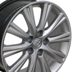 OE Wheels LLC - OE Wheels LX43 17x7 5x4.5 45mm Hyper Silver; LX43-17070-5450-45HS - Image 3