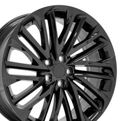 OE Wheels LLC - OE Wheels LX58 20x8 5x4.5 30mm Black; LX58-20080-5450-30B - Image 2
