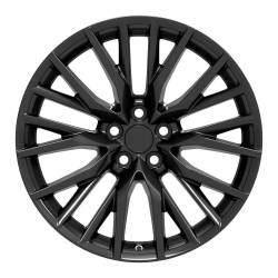 OE Wheels LLC - OE Wheels LX59 20x8 5x4.5 30mm Black; LX59-20080-5450-30B - Image 3
