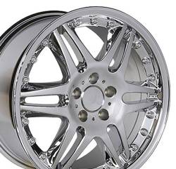 OE Wheels LLC - OE Wheels MB09 18x8.5 5x112 35mm Chrome; MB09-18085-5112-35C - Image 1