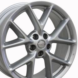 OE Wheels LLC - OE Wheels NS20 19x8 5x4.5 50mm Silver; NS20-19080-5450-50S - Image 1
