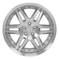 OE Wheels LLC - OE Wheels MB09 18x8.5 5x112 35mm Silver/Machined; MB09-18085-5112-35MS - Image 4