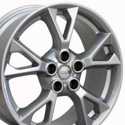 OE Wheels LLC - OE Wheels NS21 18x8 5x4.5 50mm Silver; NS21-18080-5450-50S - Image 1