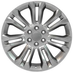 OE Wheels LLC - OE Wheels CV43 22x9 6x5.5 24mm Hyper Black; CV43-22090-6550-24HB - Image 4