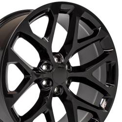 OE Wheels LLC - OE Wheels CV98 24x10 6x5.5 24mm Gloss Black; CV98-24100-6550-24B - Image 1