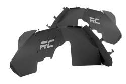 Rough Country Suspension Systems - Rough Country Front Inner Fender Liners-Black, for Wrangler JK; 1195V - Image 3