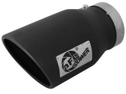 aFe Power - aFe Power 5" IN/7" OUT Bolt-On Matte Black Stainless Exhaust Tip; 49T50702-B12 - Image 1