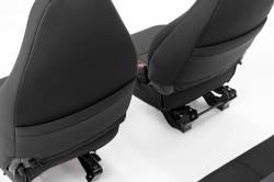 Rough Country Suspension Systems - Rough Country Front/Rear Seat Covers-Black, for 97-02 Jeep TJ; 91000 - Image 2