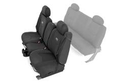 Rough Country Suspension Systems - Rough Country Front Seat Covers-Black, 99-06 Silverado/Sierra; 91013 - Image 1