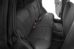 Rough Country Suspension Systems - Rough Country Front/Rear Seat Covers-Black, for 84-96 Cherokee XJ; 91021A - Image 3