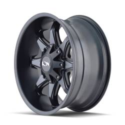 Ion Alloy - Ion Alloys 181 17x9 8x6.5/170 18mm Black Matte & Machined; 181-7976M18 - Image 4
