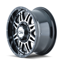 Ion Alloy - Ion Alloys 186 18x9 6x5.5/135 18mm Machined & Black Matte; 186-8937B18 - Image 4