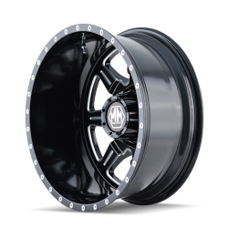 Mayhem - Mayhem Wheels 8101 MONSTIR 19.5x6.75 8x170 -143mm Black/Machined; 8101-9670MR - Image 2
