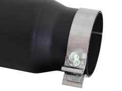 aFe Power - aFe Power 4" IN/5" OUT Bolt-On Matte Black Stainless Exhaust Tip; 49T40501-B15 - Image 4