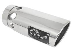 aFe Power - aFe Power 4" IN/5" OUT Bolt-On Polished Stainless Exhaust Tip; 49T40501-P121 - Image 1