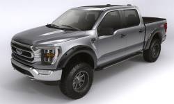 Bushwacker - Bushwacker Forge Style Front/Rear Fender Flares-Black, Ford F-150; 28119-08 - Image 1