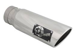 aFe Power - aFe Power 4" IN/5" OUT Bolt-On Polished Stainless Exhaust Tip; 49T40501-P15 - Image 1